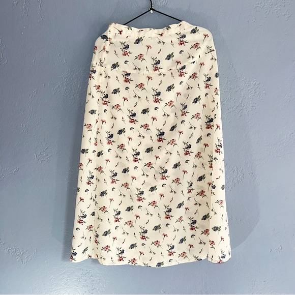 Vintage Floral midi skirt Size 10 - Picture 2 of 7